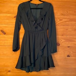Dark green Express dress